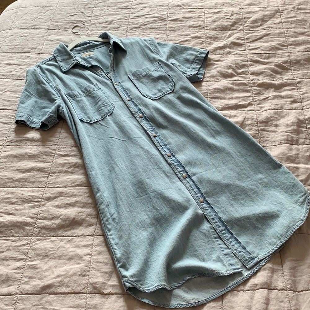 MOTHER denim button down dress. LIKE NEW!